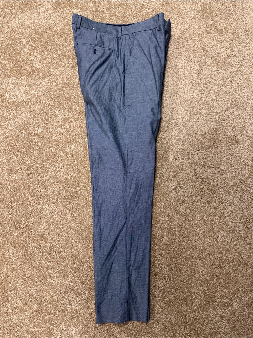 Express Men's Slate Blue Dress Pants